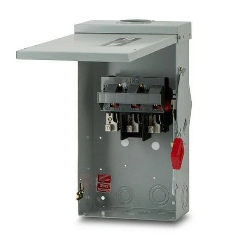 TG3223R | General Electric 100 A Fusible General-Duty Safety Switch, NEMA 3R, 240 VAC