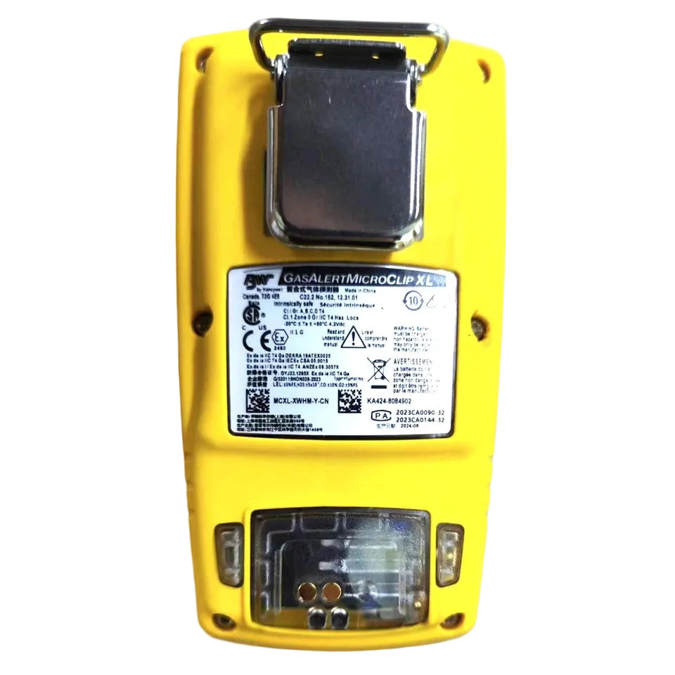 Honeywell BW GasAlertMicroClip XL 4-Gas Detector LEL/O2/H2S/CO MCXL-XWHM-Y-CN