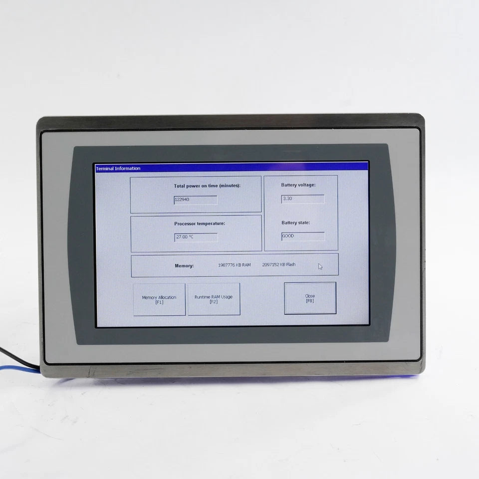 2711P-T9W22D9P-BSHK | Allen-Bradley PanelView Plus 7 Performance 9" Wide Color Touch HMI, Stainless Steel, 24VDC