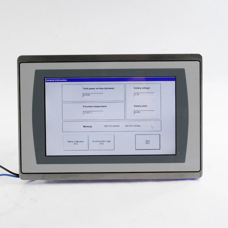 2711P-T9W22D9P-BSHK | Allen-Bradley PanelView Plus 7 Performance 9" Wide Color Touch HMI, Stainless Steel, 24VDC
