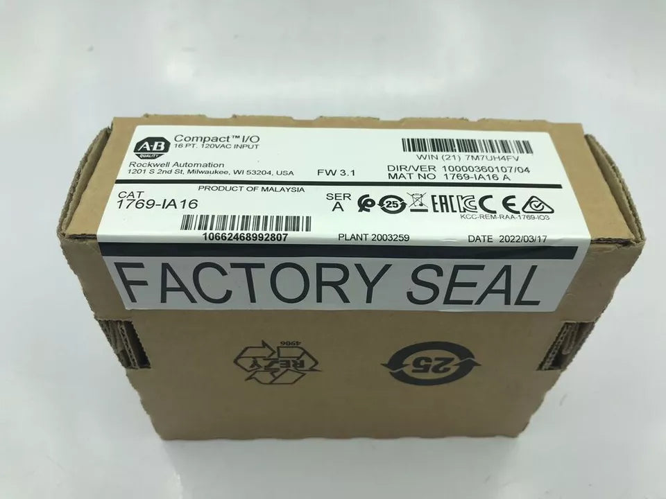 1769-IA16 | Allen-Bradley CompactLogix 120VAC Digital Input Module 16 Point