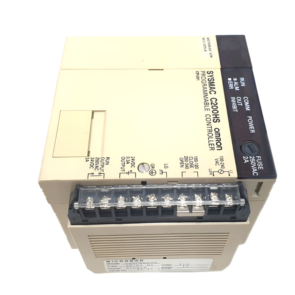 C200HS-CPU01-E | Omron SYSMAC CPU Module with 16K RAM