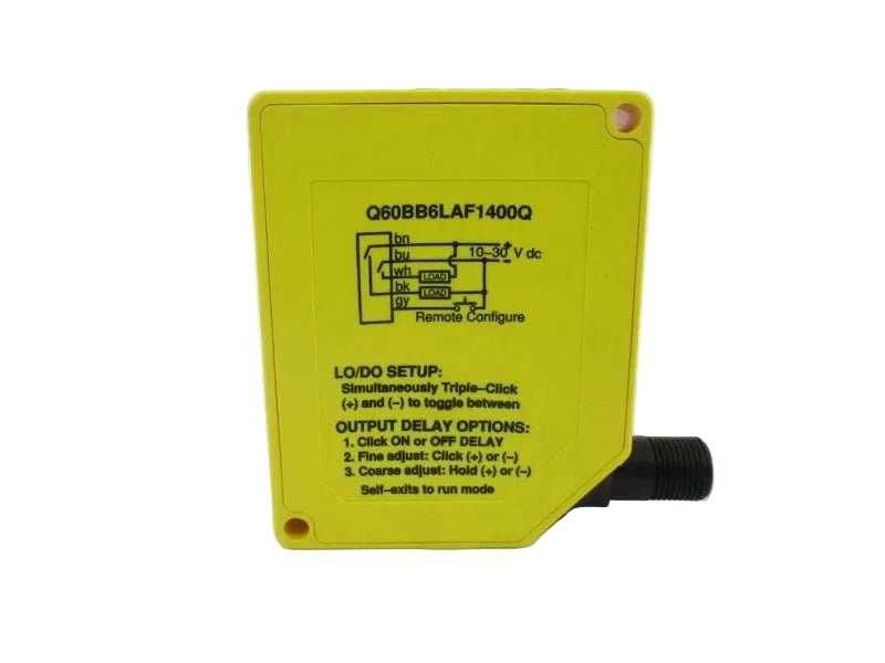 Q60BB6LAF1400Q | Banner Engineering Q60 Laser Photoelectric Sensor, 1.4 m Range