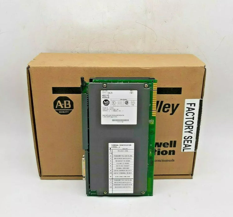 1771-DA | Allen-Bradley PLC-5 ASCII I/O Module, 1.5K words/3K bytes, RS-232-C