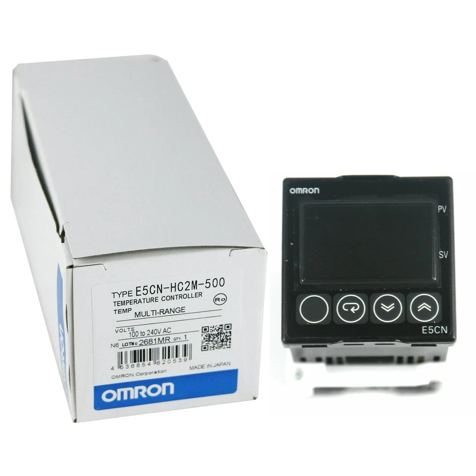 Omron E5CN-HC2M-500 Digital Temperature Controller 1/16 DIN PID Process Controller 100-240VAC