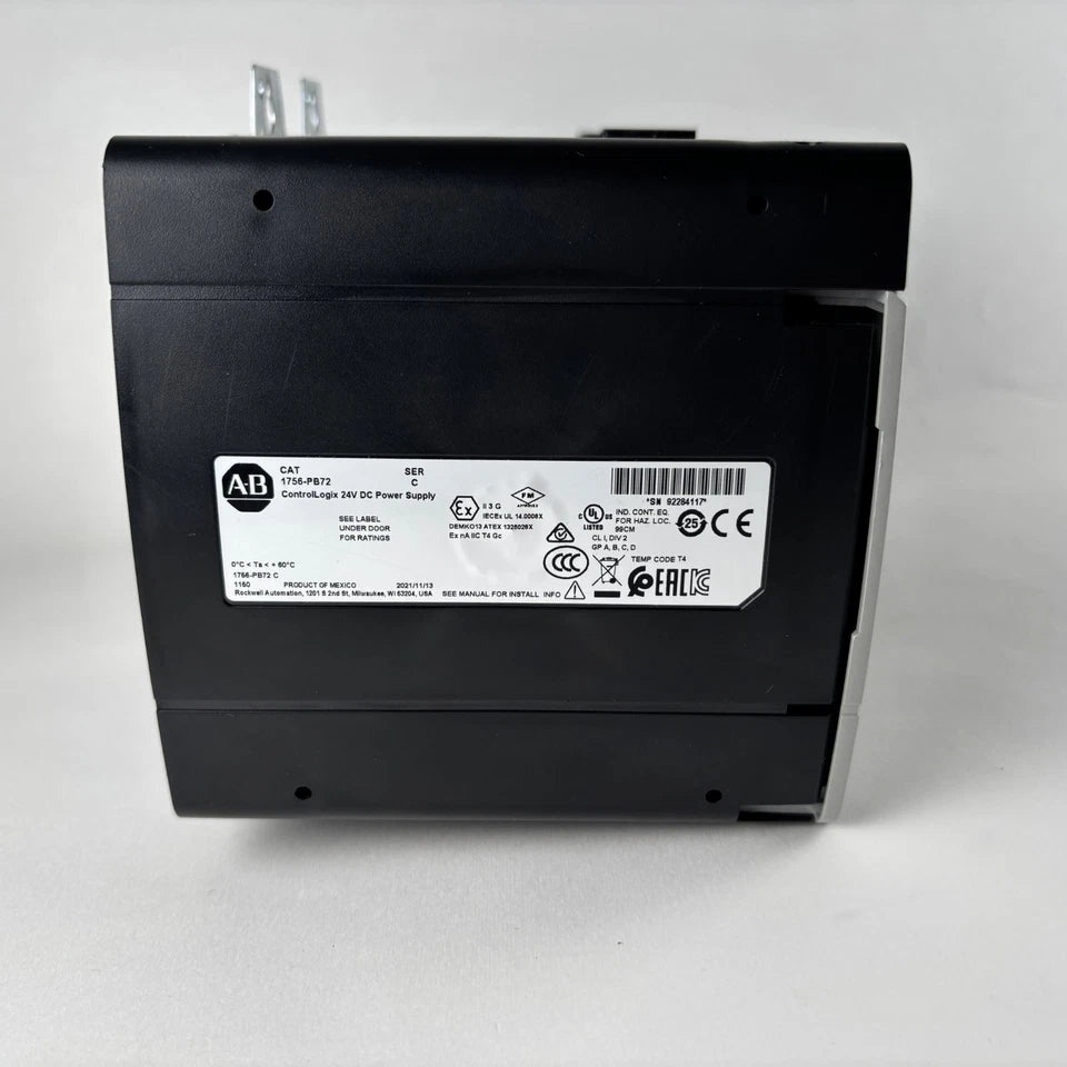 1756-PB72 | Allen-Bradley ControlLogix Power Supply 18-32VDC / 5V@10A Rack Mount