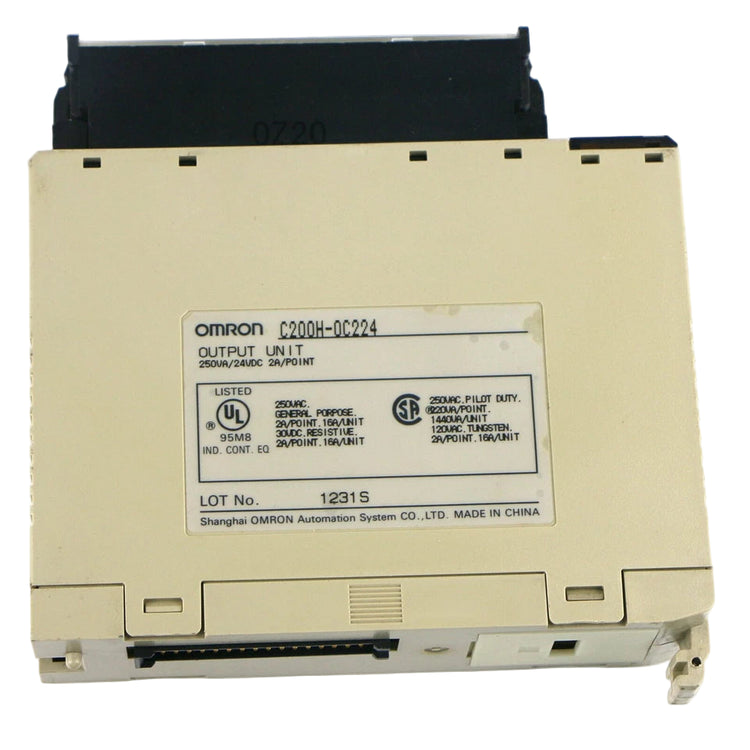 C200H-OC224 | Omron C200H Series 24-Point Relay Output Unit for PLC Systems