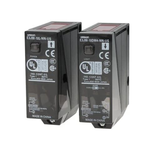 E3JM-10M4-NN-US | Omron E3JM Series Through-Beam Photoelectric Sensor 10 m AC/DC