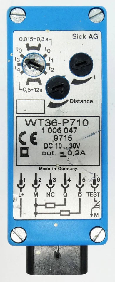 WT36-P710 | SICK Photoelectric Proximity Sensor Background Suppression 200–800 MM