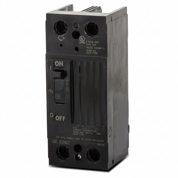 General Electric TQD22225 225A 2P 240V 10kAIC Bolt-On Breaker