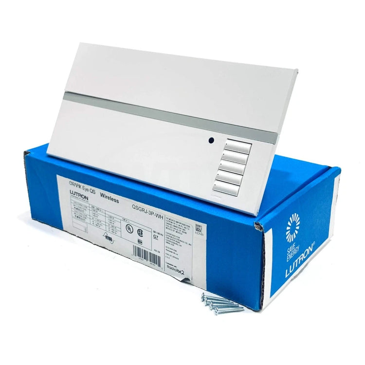 QSGRJ-3P-WH | Lutron GRAFIK Eye QS Wireless 3-Zone Control Unit, Dual Voltage