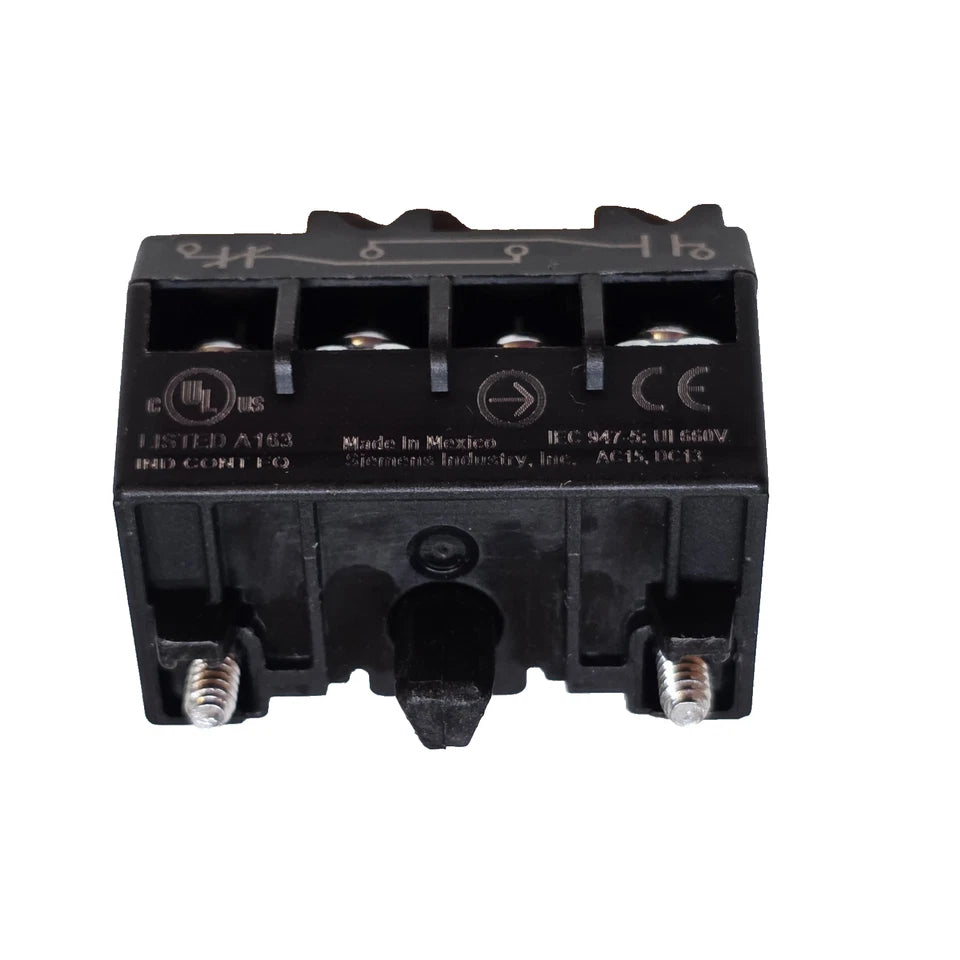 52BJK | Siemens 52B Series Touch-Safe Contact Block 1NO Gold-Flashed 30 mm
