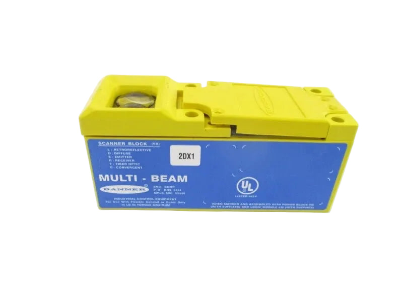 2SBDX1 | Banner Engineering Multibeam Diffuse Scanner Block 2-Wire