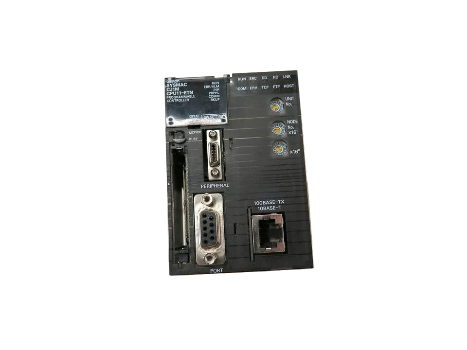 CJ1M-CPU11-ETN | Omron CJ1M PLC CPU with Built-In Ethernet 160 I/O