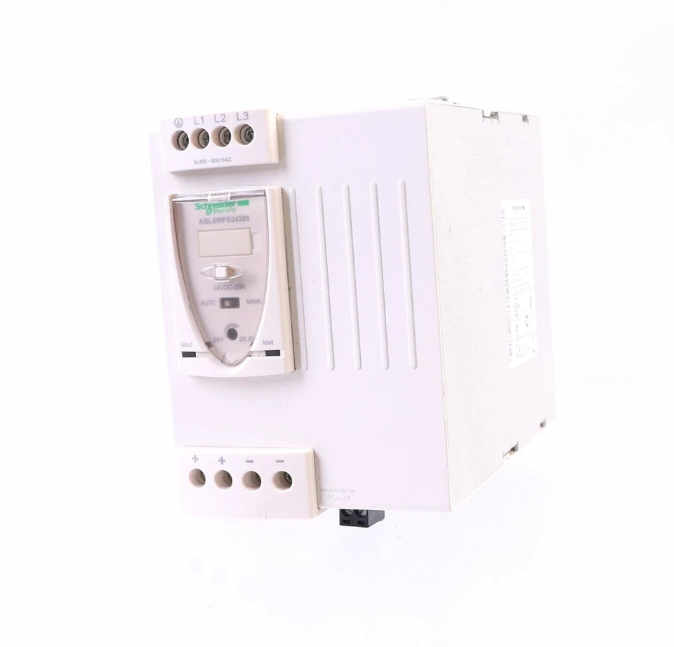 ABL8WPS24200 | Schneider Electric Regulated Three Phase Switch Mode Power Supply 24 V DC 20 A