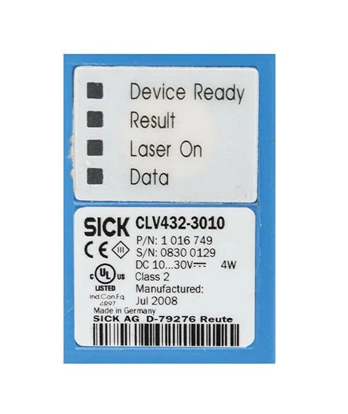 SICK CLV432-3010 Barcode Scanner | In Stock, Quick Delivery