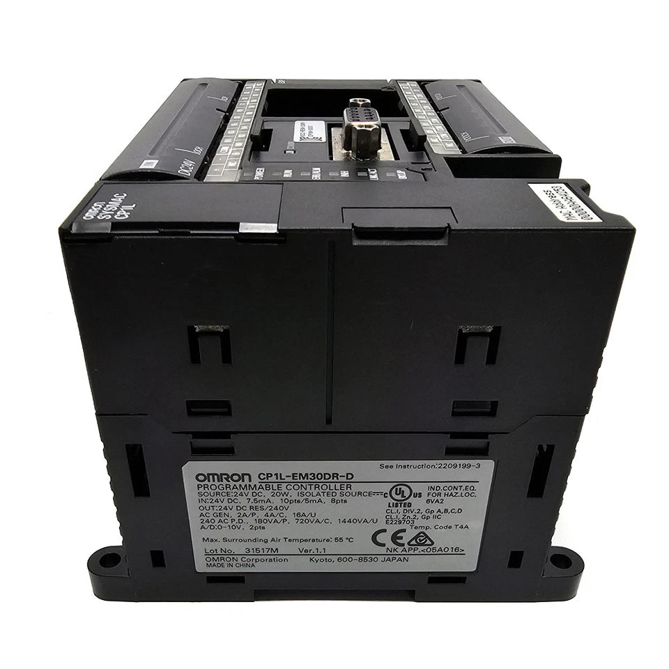 CP1L-EM30DR-D | Omron CP1L Series Compact PLC with Ethernet