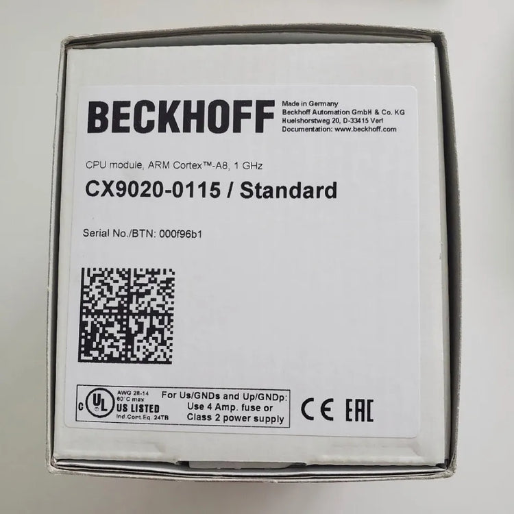 CX9020-0115 | Beckhoff Basic CPU Module