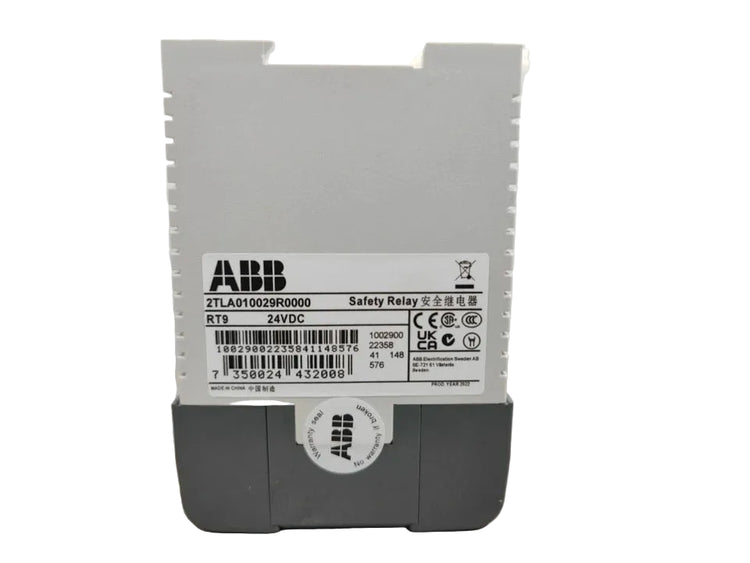 ABB 2TLA010029R0000 RT9 Universal Safety Relay for Machine Safety Systems