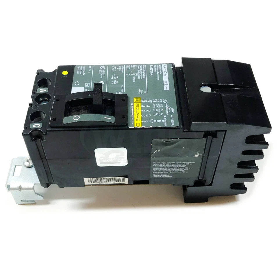 FA26100AC | Square D FA Series 100A 2-Pole 600V I-Line Circuit Breaker