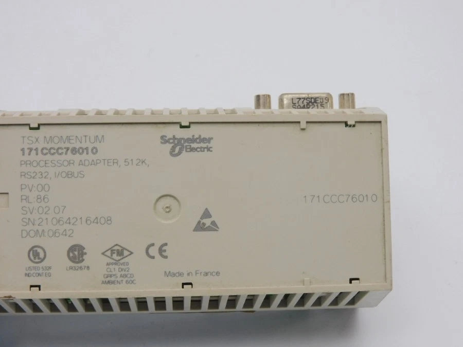 171-CCC-760-10 | Schneider Electric Concept PLC Processor Adapter Module