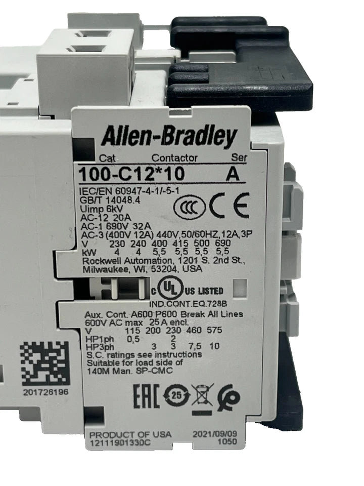 104-C12D22 | Allen-Bradley 12 Amp IEC Reversing Contactor