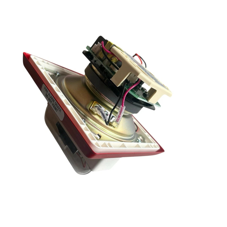 CH70-24MCW-FR | Eaton Wheelock Wall Chime Strobe Red FIRE 15-110cd