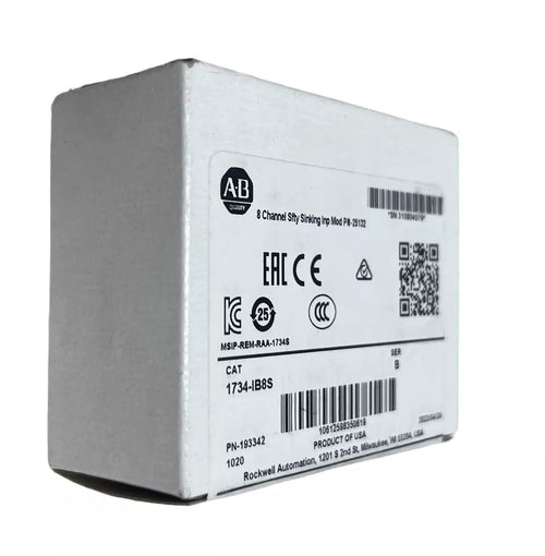 1734-IB8S | Allen-Bradley POINT Digital Input Module 24V DC 8-Ch Sink Safety-Rated