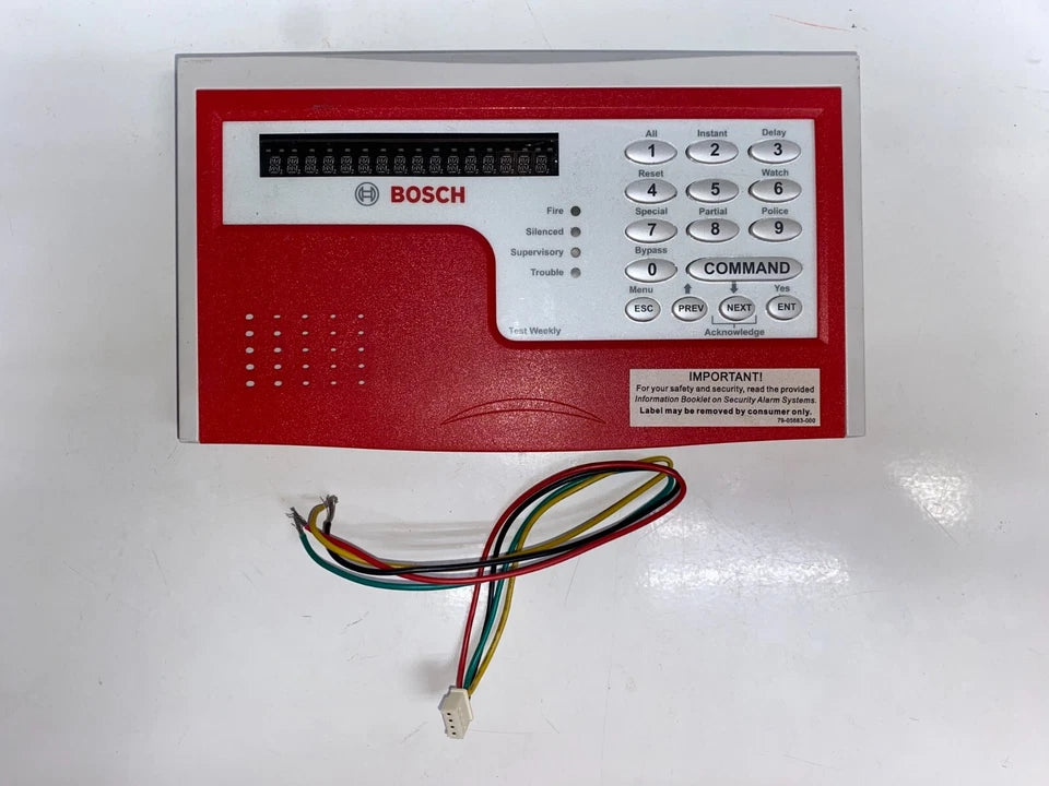 D1255RB | Bosch Fire Alarm Keypad / Annunciator with VFD Display