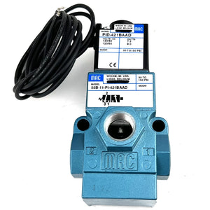MAC Valves Inc 55B-11-PI-421BAAD 3-Way Pneumatic Solenoid Valve