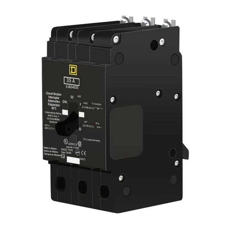 EJB34035 | Square D 35A 3-Pole 480Y/277V EJB Bolt-On Circuit Breaker