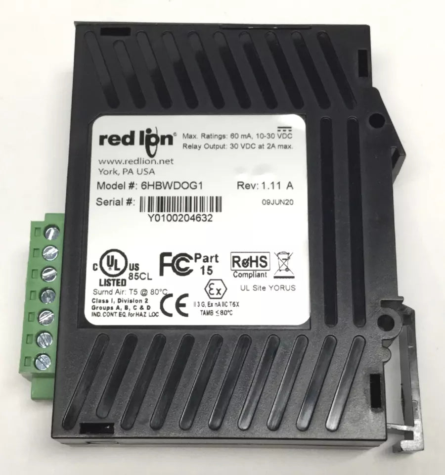 6HBWDOG1 | Red Lion Controls External Heartbeat Watchdog Module