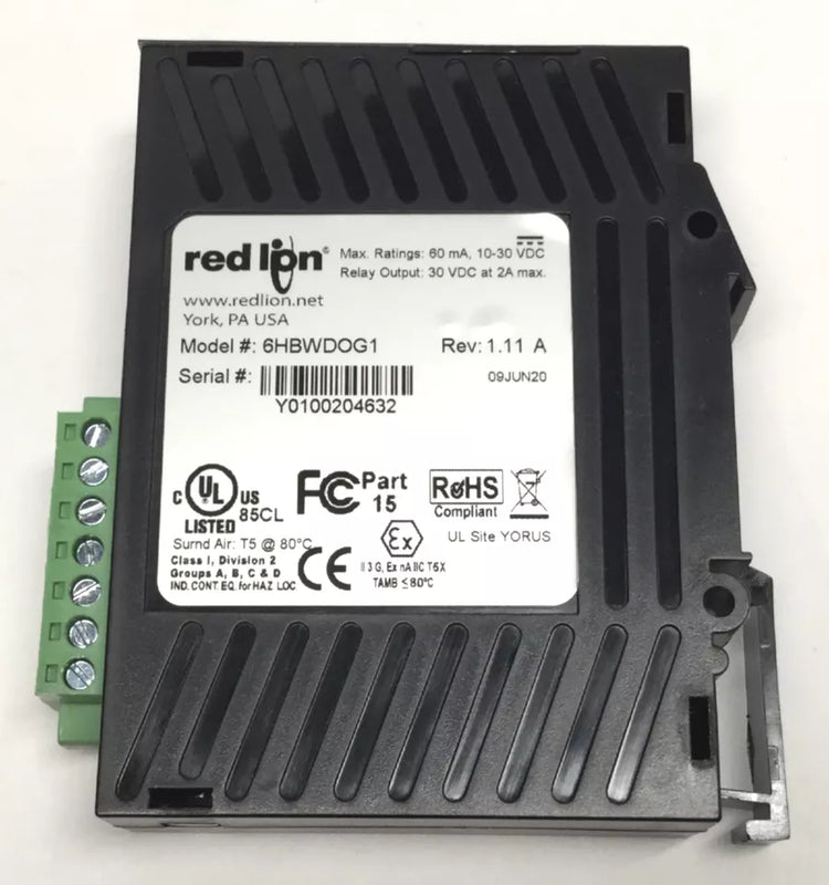 6HBWDOG1 | Red Lion Controls External Heartbeat Watchdog Module
