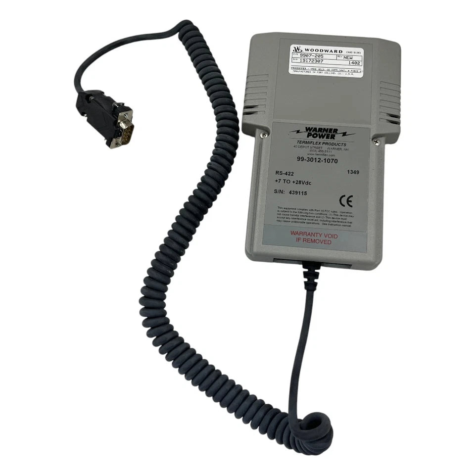 9907-205 | Woodward MSLC Hand-Held Programmer for Synchronizer and Load Control Systems