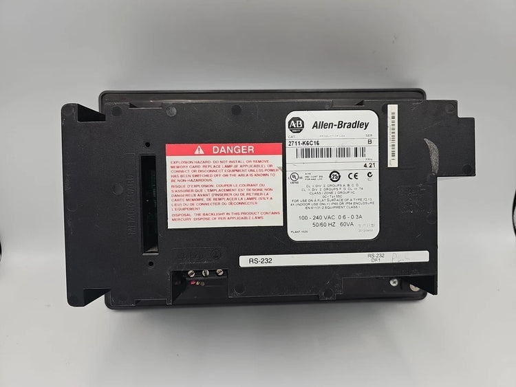 2711-K6C16 | Allen-Bradley PanelView 600 Membrane Keypad Switch