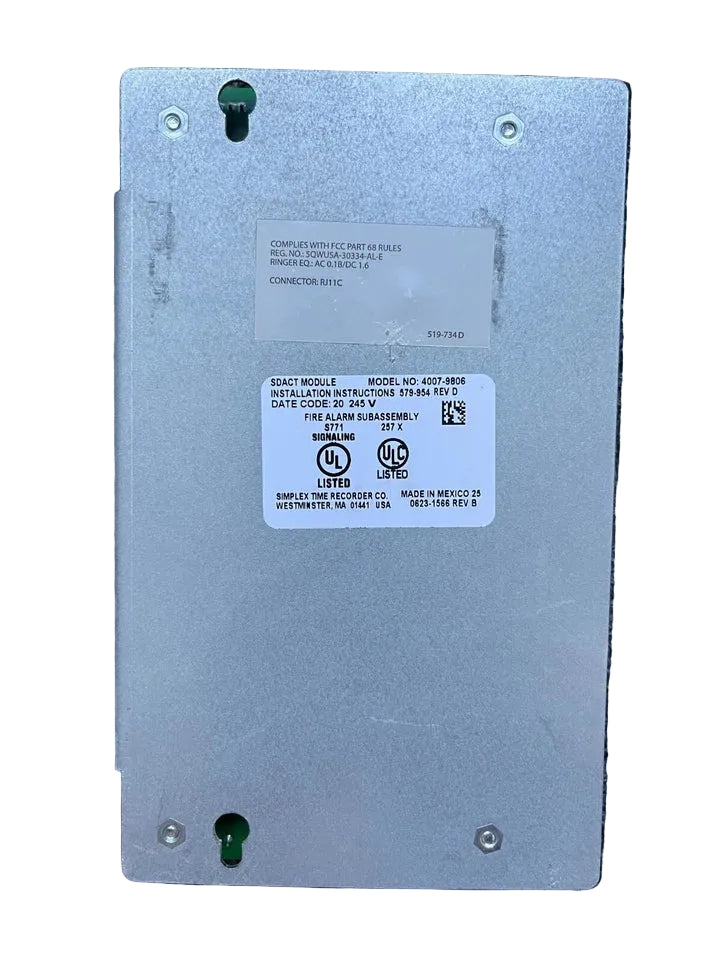 Simplex Exactech Wireless Module Simplex 4007-9806 SDACT Module | Available Now, Ships Fast