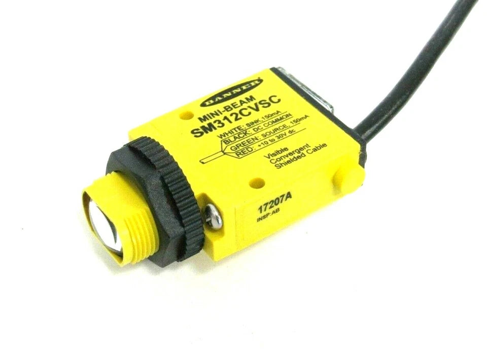 SM312CVSC | Banner Engineering MINI-BEAM Convergent Photoelectric Sensor