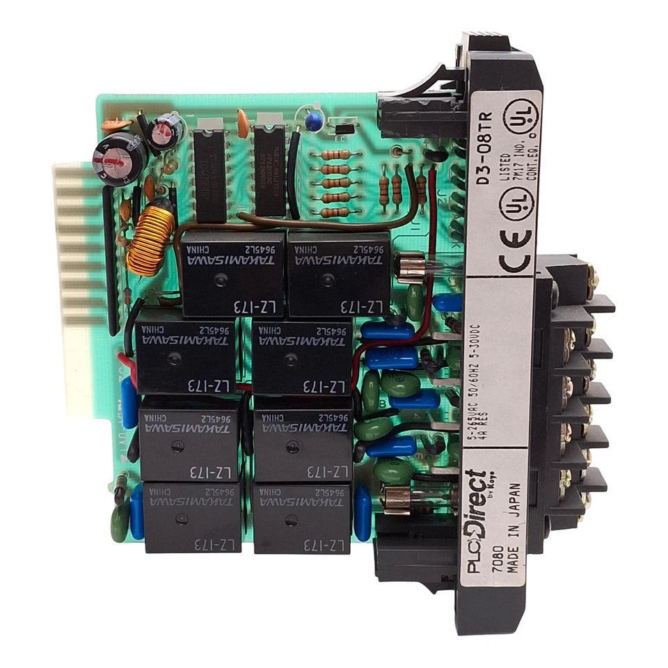 D3-08TR | Automation Direct 8-Channel Relay Output Module for PLC Control Systems