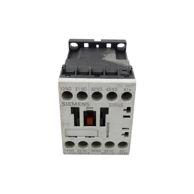 3RH1131-1BF40 | Siemens SIRIUS S00 Auxiliary Contactor Relay, 3NO+1NC, 110 V DC