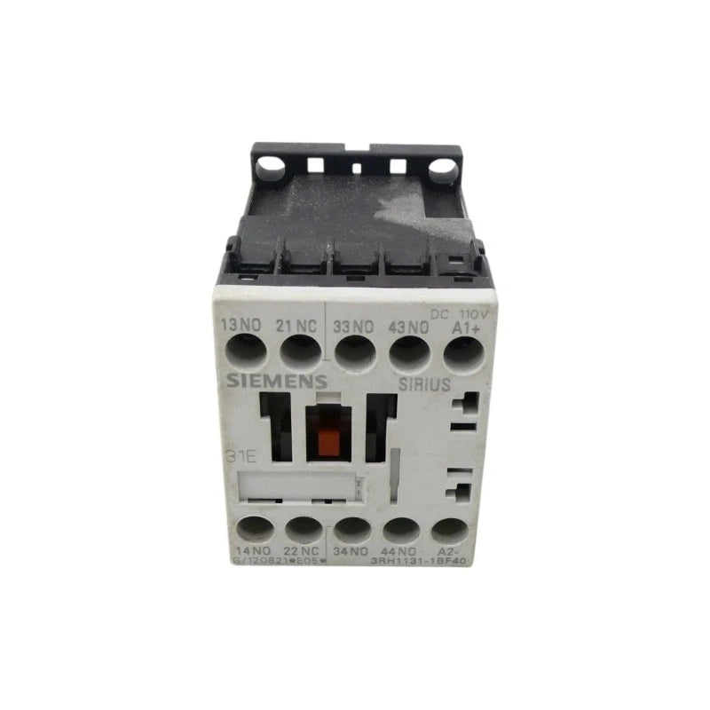 3RH1131-1BF40 | Siemens SIRIUS S00 Auxiliary Contactor Relay, 3NO+1NC, 110 V DC