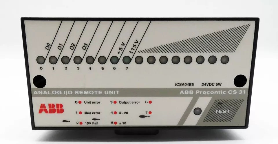 ICSA04B5 | ABB Procontic Analog Input Output Remote Unit