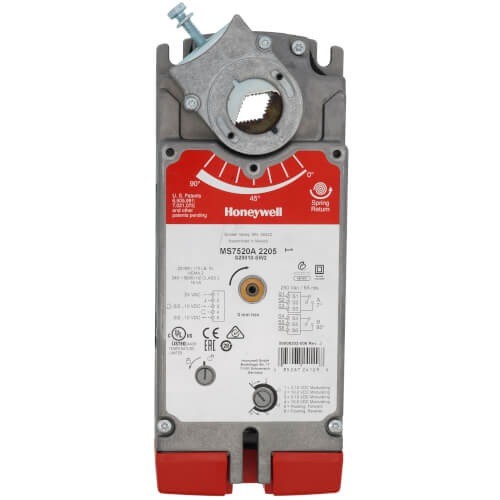 Honeywell MS7520A2205 24 VAC Spring Return 175 lb-in Damper Actuator