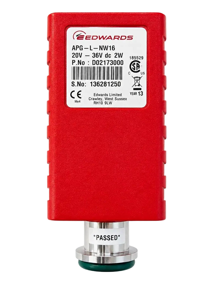 Edwards APG-L-NW16 D02173000 Active Pirani Vacuum Gauge with Analog Output
