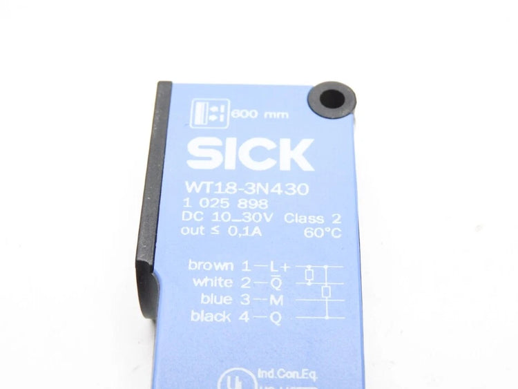 WT18-3N430 | SICK Photoelectric Proximity Sensor with Background Suppression, NPN