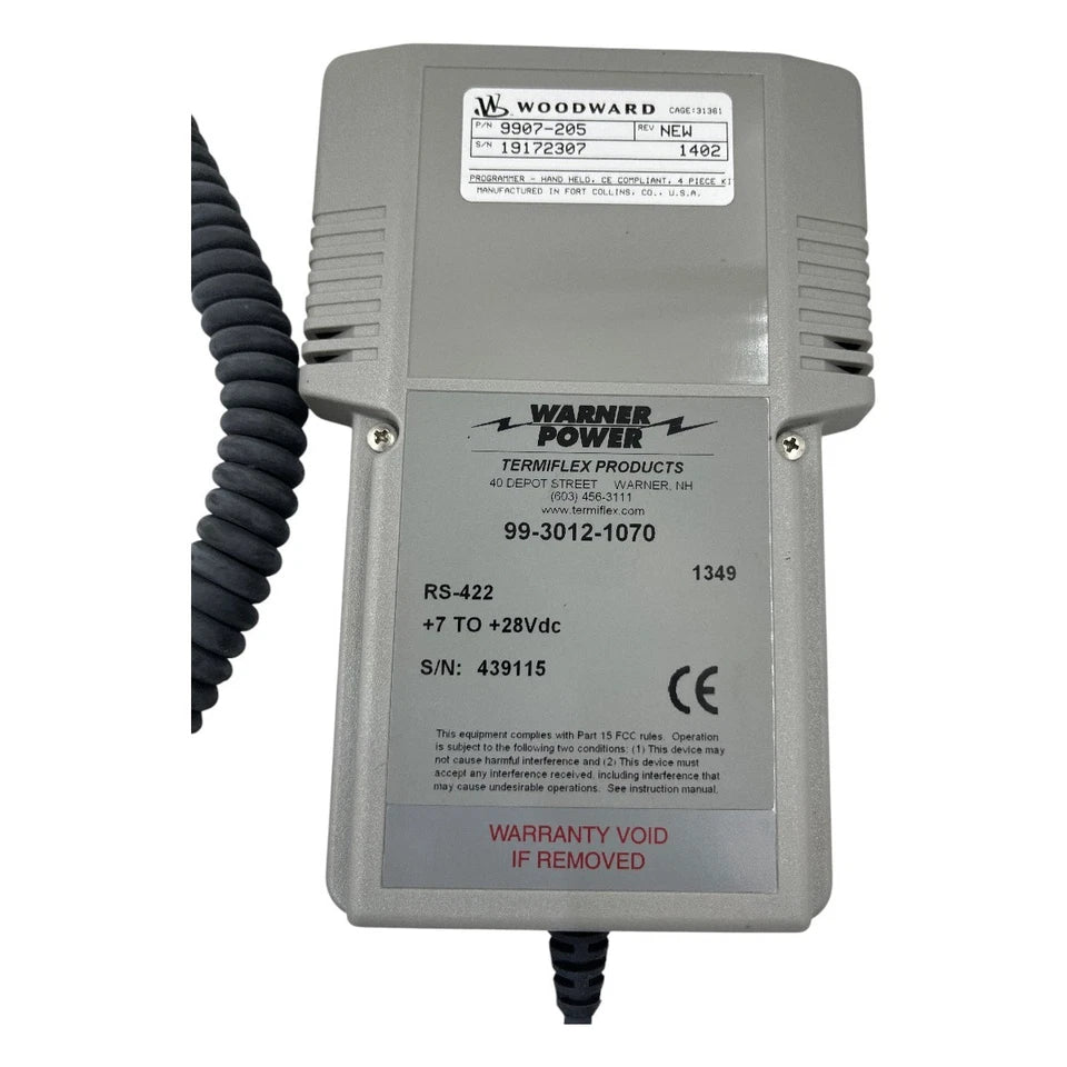 9907-205 | Woodward MSLC Hand-Held Programmer for Synchronizer and Load Control Systems