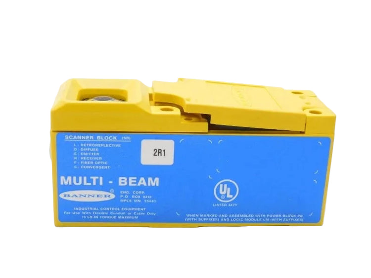 2SBR1 | Banner Engineering Multibeam 2-Wire Receiver Scanner Block 45 m
