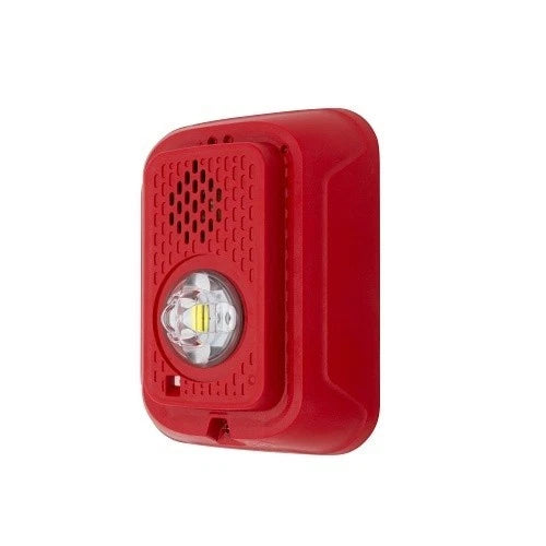 System Sensor P2RLED-BP10 L-Series LED Horn Strobe Red Wall Mount 10-Pack Fire Alarm