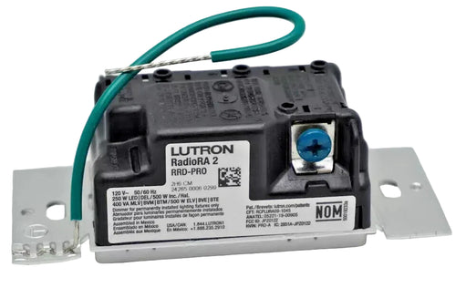 RRD-PRO-WH | Lutron Maestro PRO LED+ RF Dimmer for RadioRA 2/RA3 Systems (Neutral Optional, White)