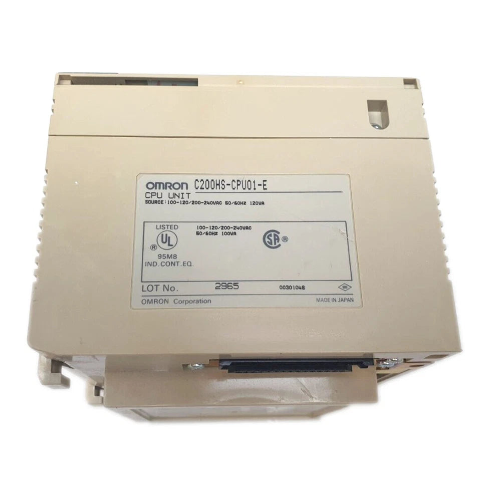 C200HS-CPU01-E | Omron SYSMAC CPU Module with 16K RAM