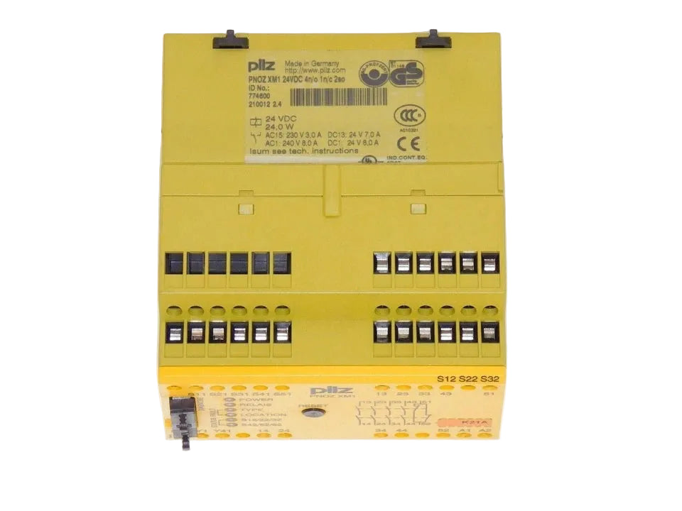 774600 | Pilz PNOZ XM1 Safety Relay 24 VDC With Semiconductor Outputs